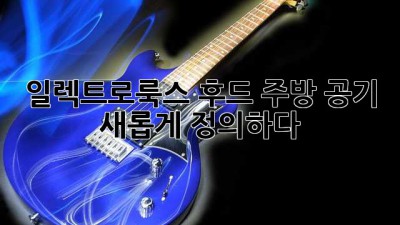 일렉트로룩스 후드: 주방 공기, 새롭게 정의하다